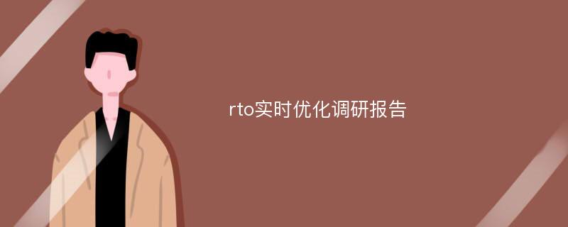 rto实时优化调研报告